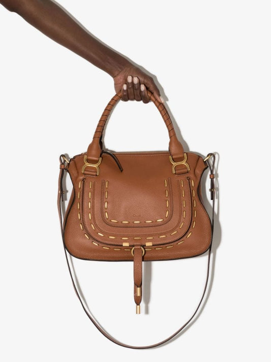Brown Marcie Leather Tote Bag