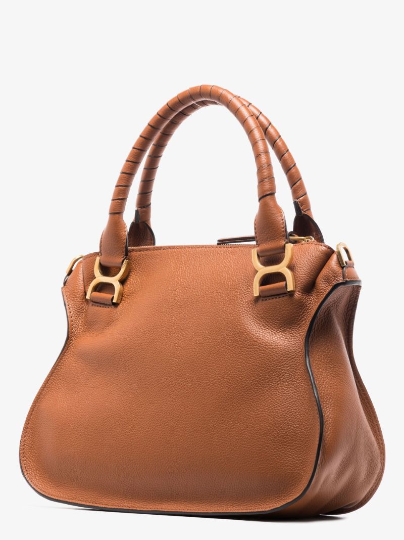 Brown Marcie Leather Tote Bag
