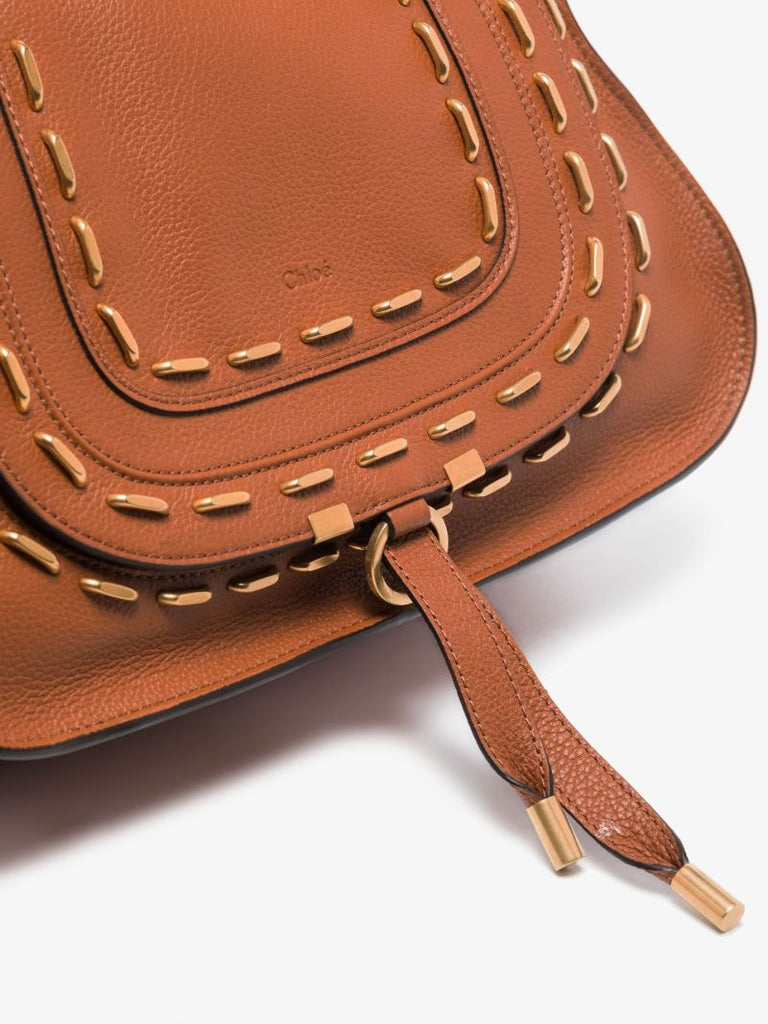 Brown Marcie Leather Tote Bag