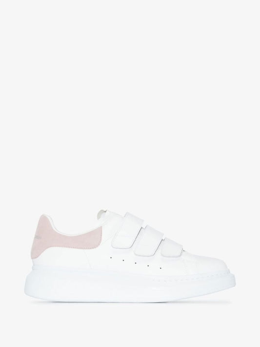 White and Pink Oversized Sneakers