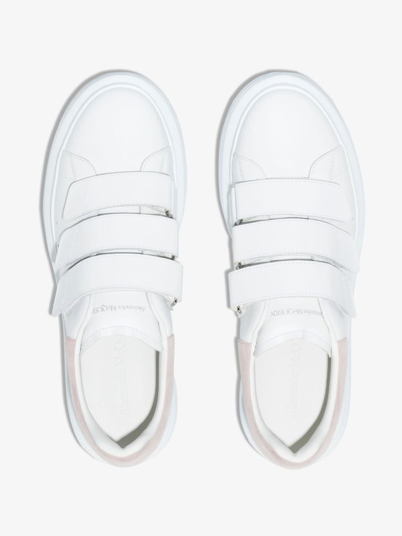 White and Pink Oversized Sneakers