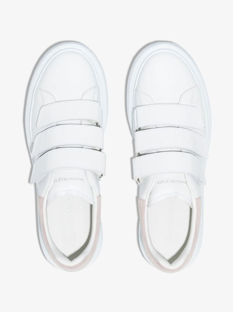 White and Pink Oversized Sneakers