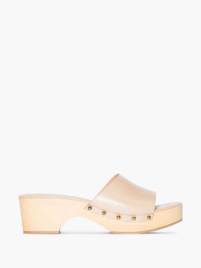 Neutral Bobbie 55 Leather Clogs