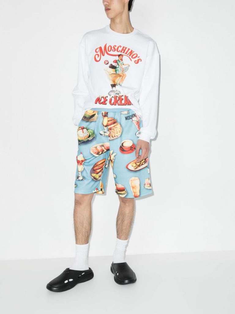 Diner Printed Track Shorts