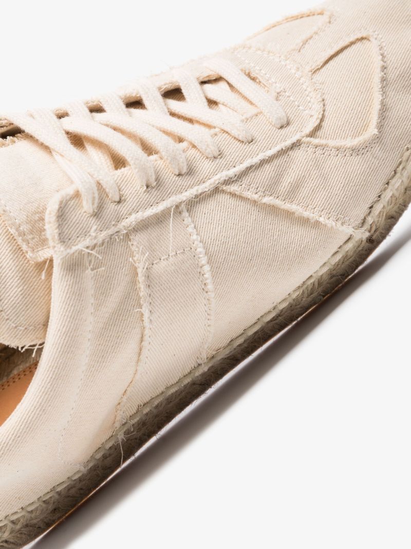 Neutral Replica Canvas Espadrille Sneakers