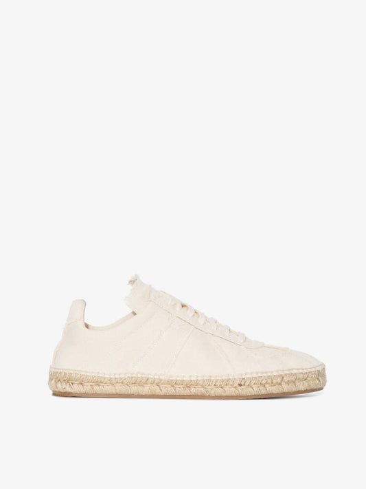 Neutral Replica Canvas Espadrille Sneakers