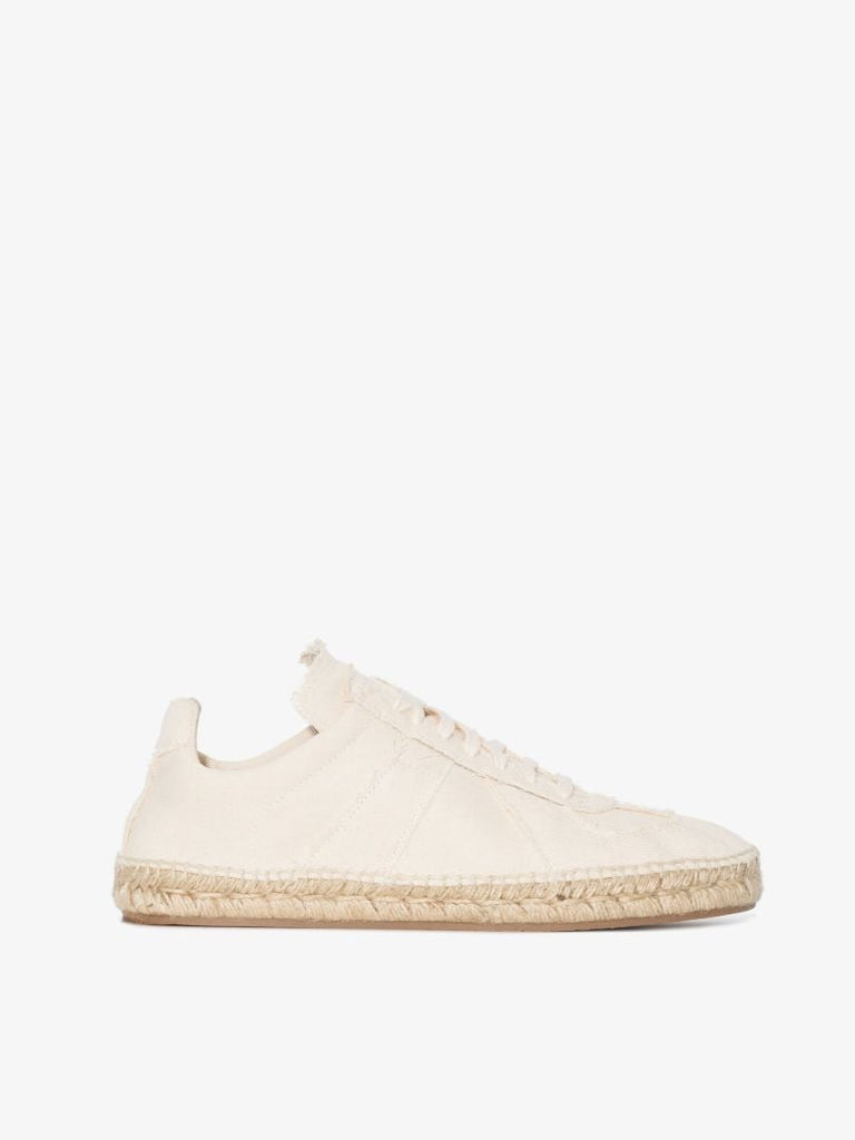 Neutral Replica Canvas Espadrille Sneakers