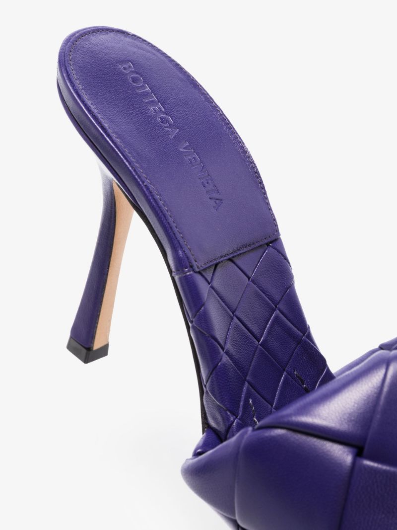 Purple Lido 90 Leather Sandals