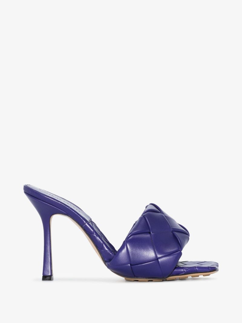 Purple Lido 90 Leather Sandals