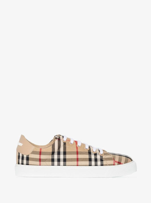 Beige All Bridge Vintage Check Sneakers