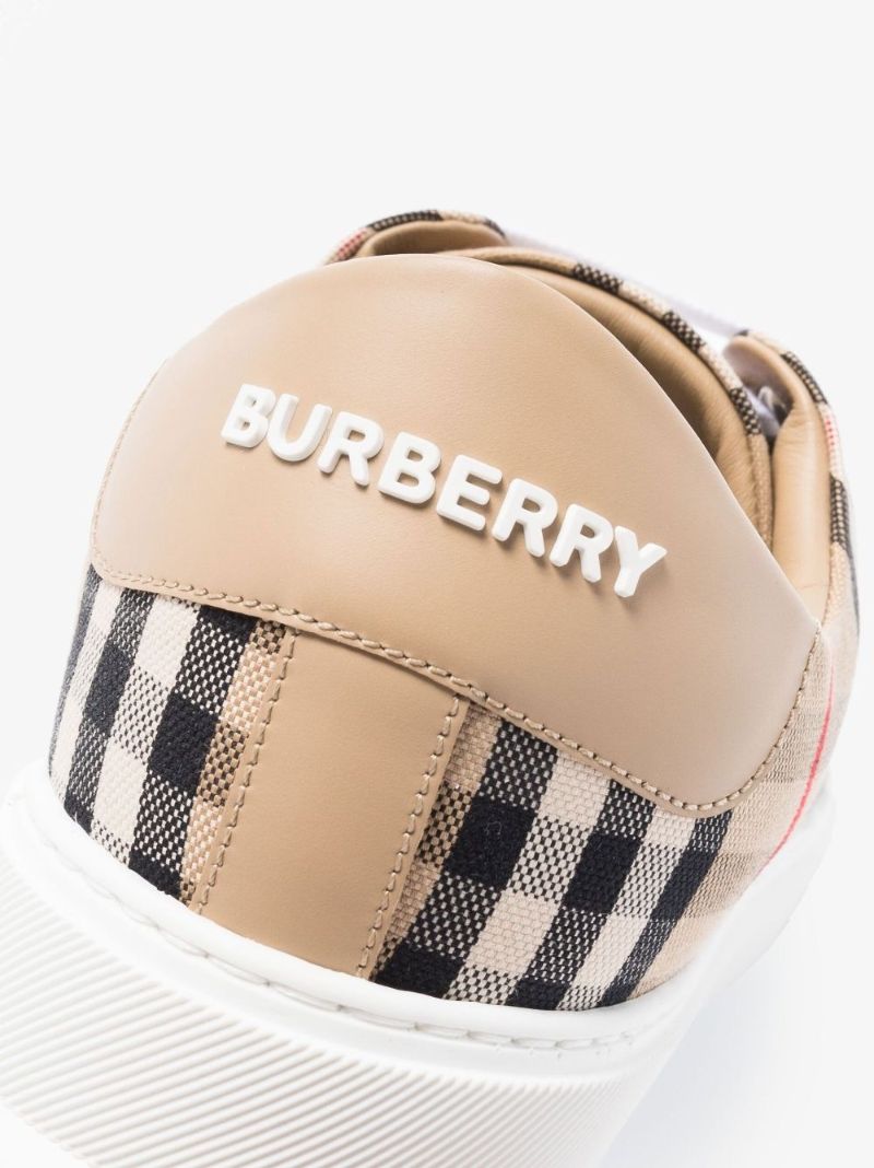 Beige All Bridge Vintage Check Sneakers
