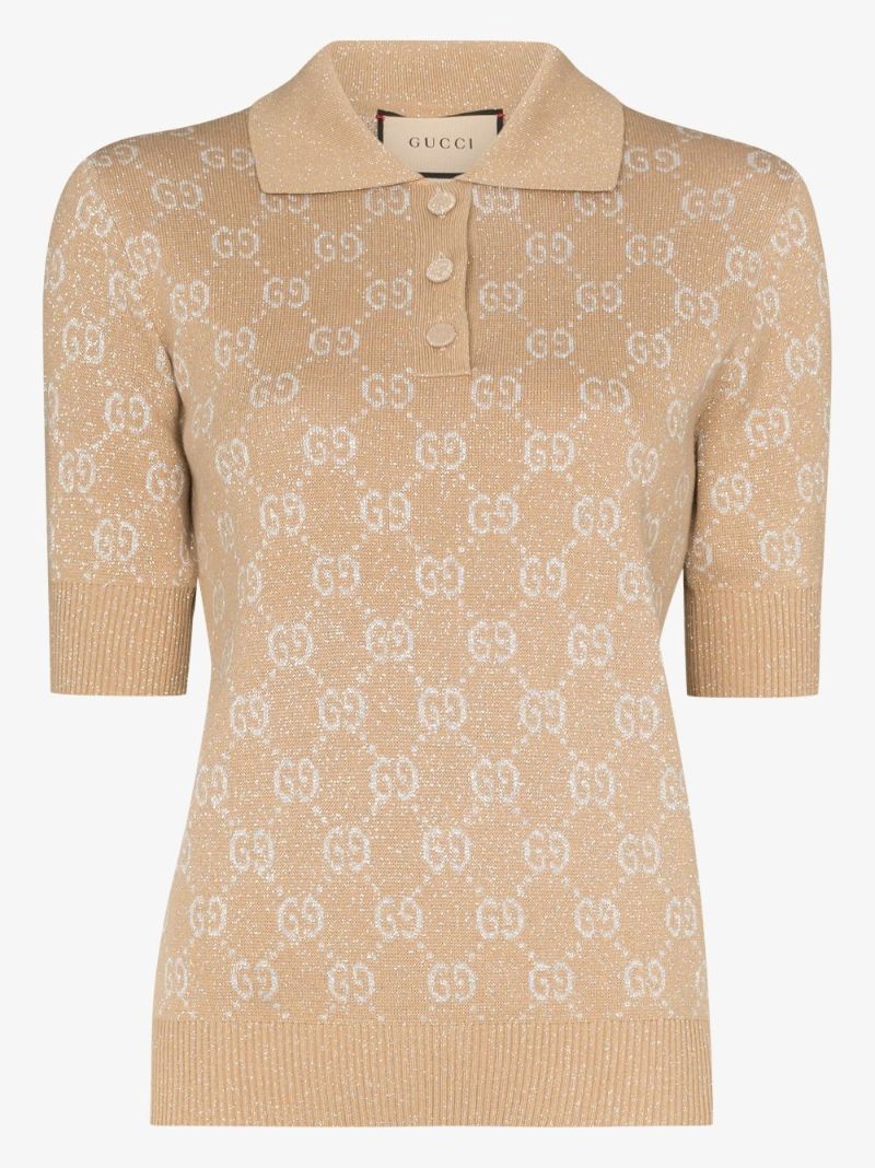 Gg Cotton Jacquard Polo Shirt