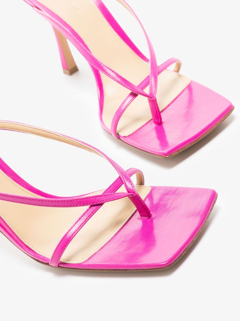 Pink Stretch 110 Leather Sandals