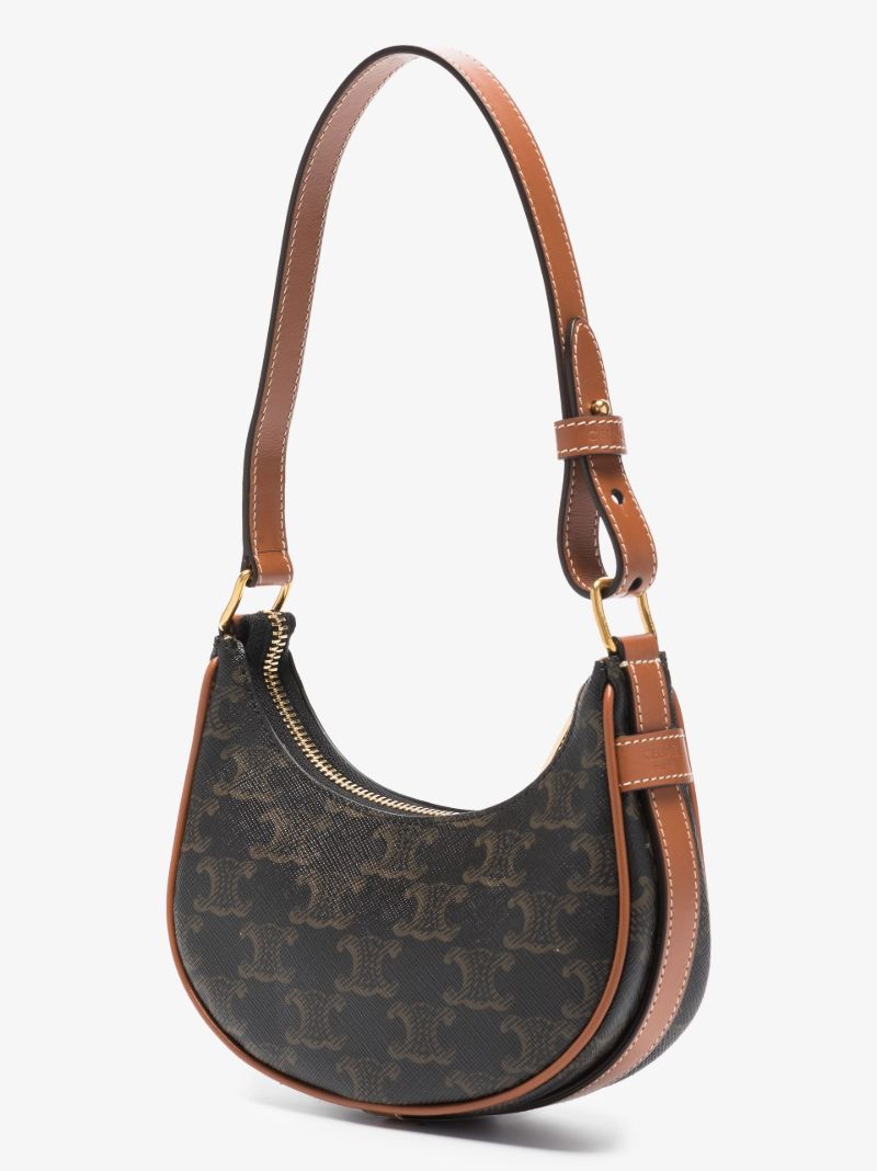 Black Ava Triomphe Canvas Mini Shoulder Bag