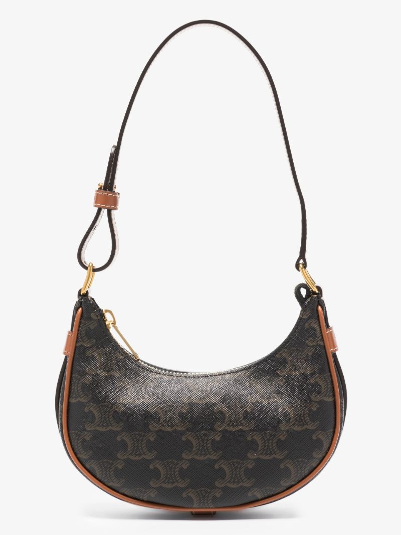 Black Ava Triomphe Canvas Mini Shoulder Bag