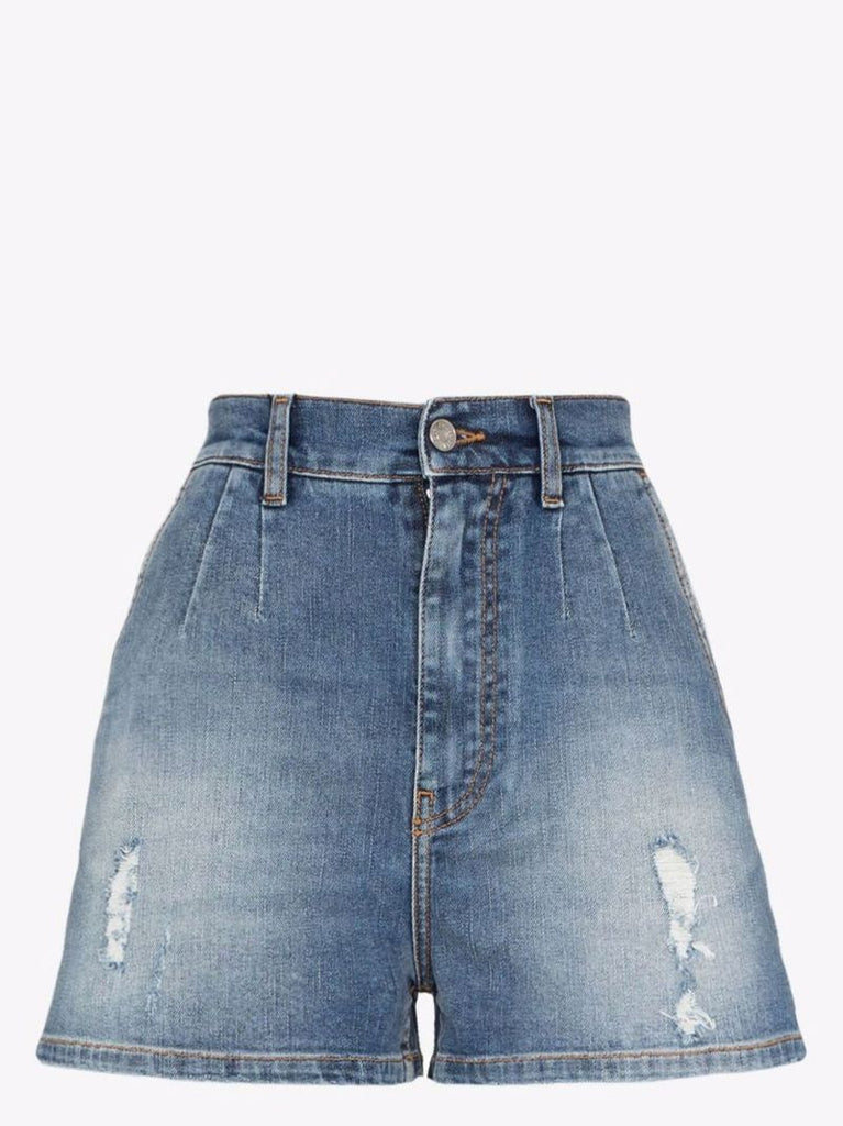 Distressed Denim Shorts