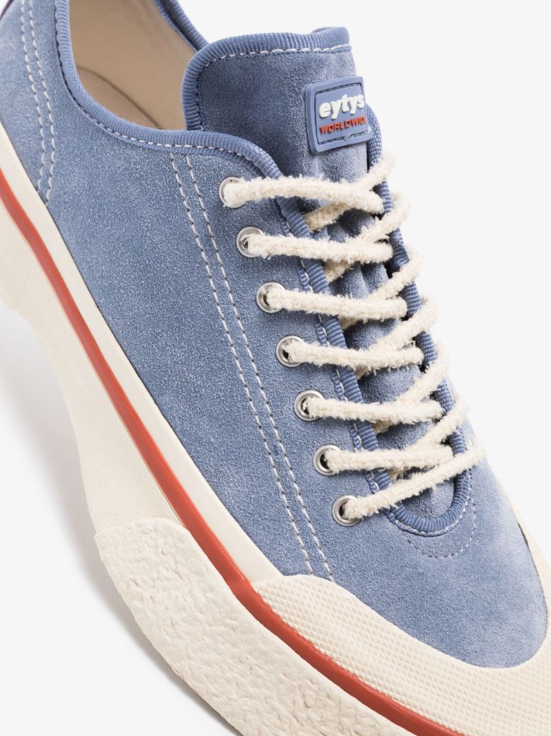 Blue Laguna Low Top Suede Sneakers