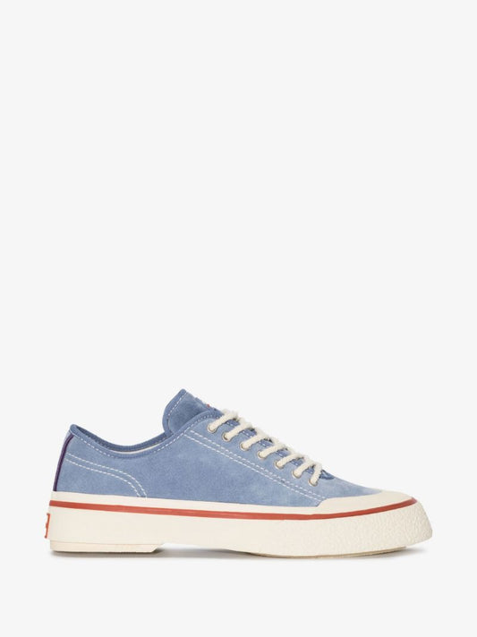 Blue Laguna Low Top Suede Sneakers