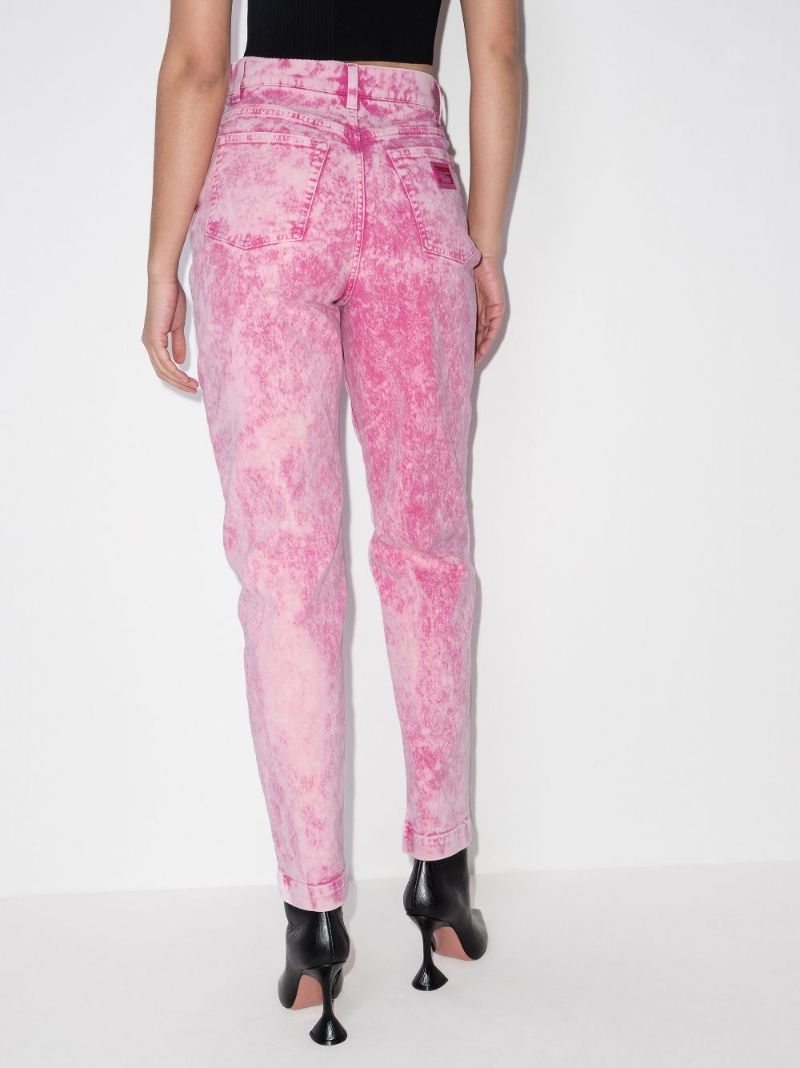 Amber Marbled Denim Boyfriend Jeans