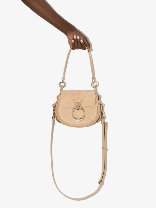 Neutral Tess Small Leather Shoulder Bag