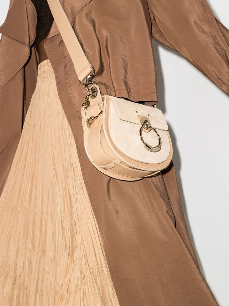 Neutral Tess Small Leather Shoulder Bag