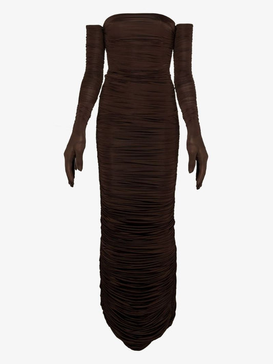 Huntley Ruched Column Dress