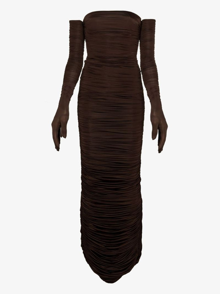 Huntley Ruched Column Dress