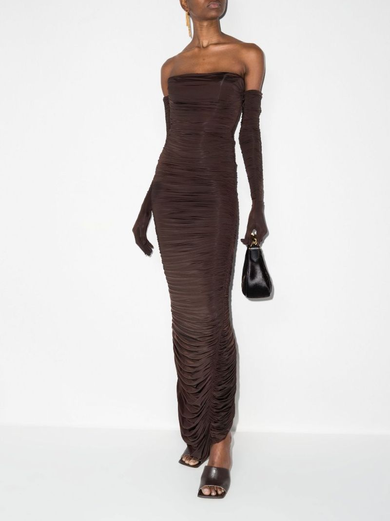 Huntley Ruched Column Dress