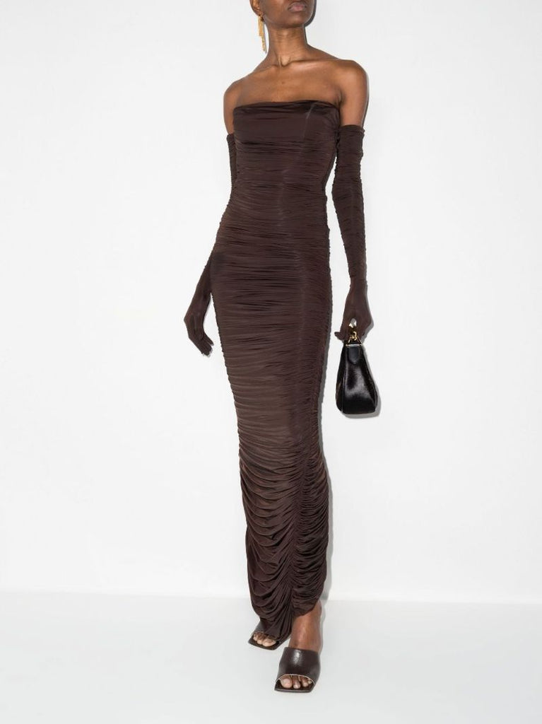 Huntley Ruched Column Dress