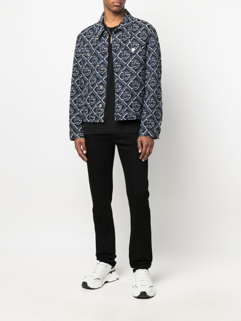 Black Medusa Straight-leg Jeans