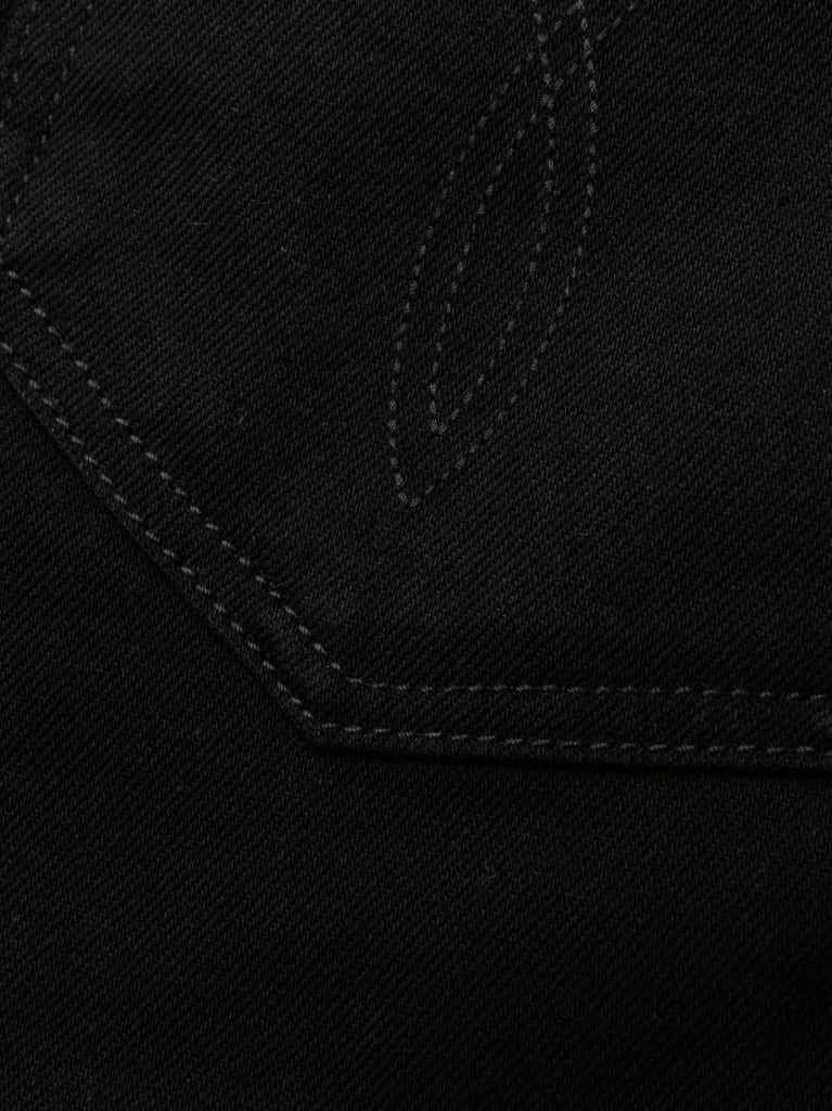 Black Medusa Straight-leg Jeans