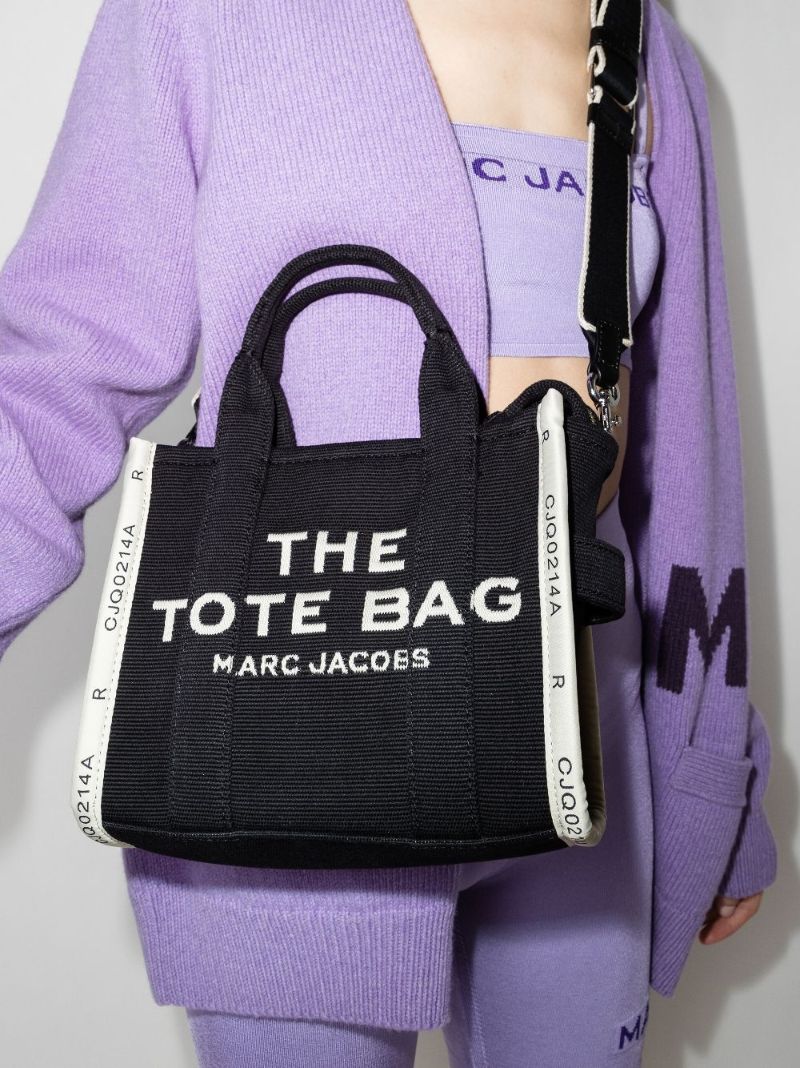 Black the Jacquard Mini Tote Bag