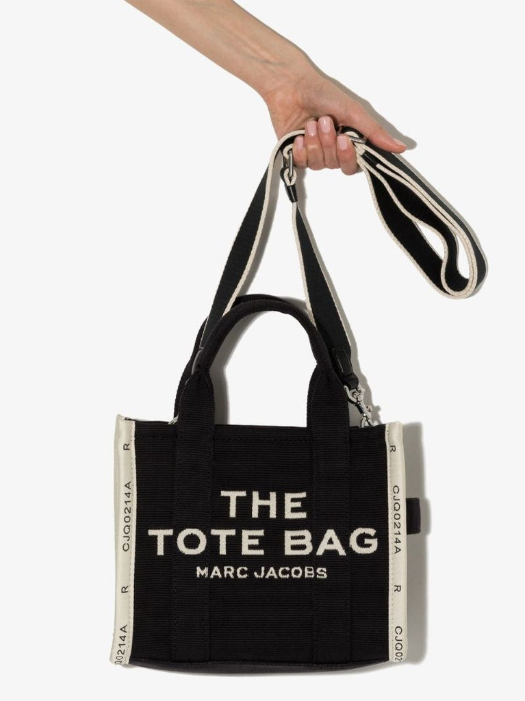 Black the Jacquard Mini Tote Bag