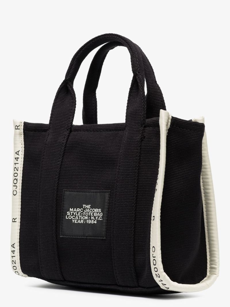 Black the Jacquard Mini Tote Bag