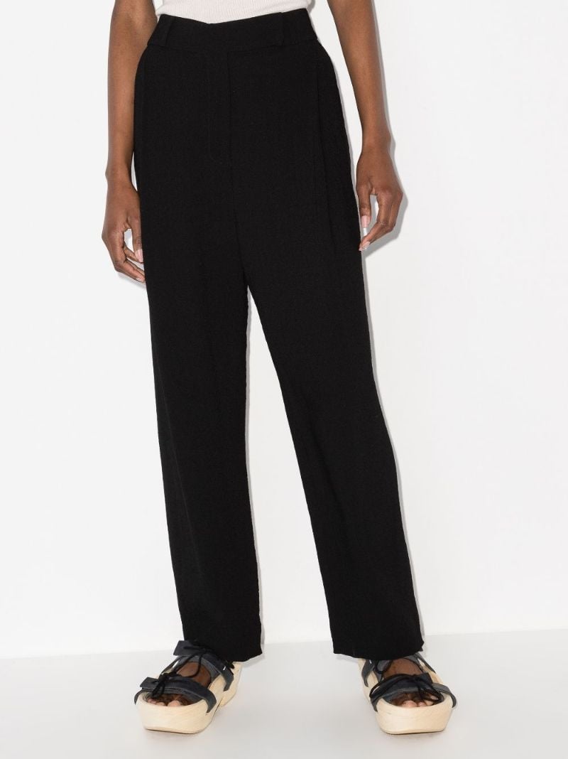 Black High Waist Trousers