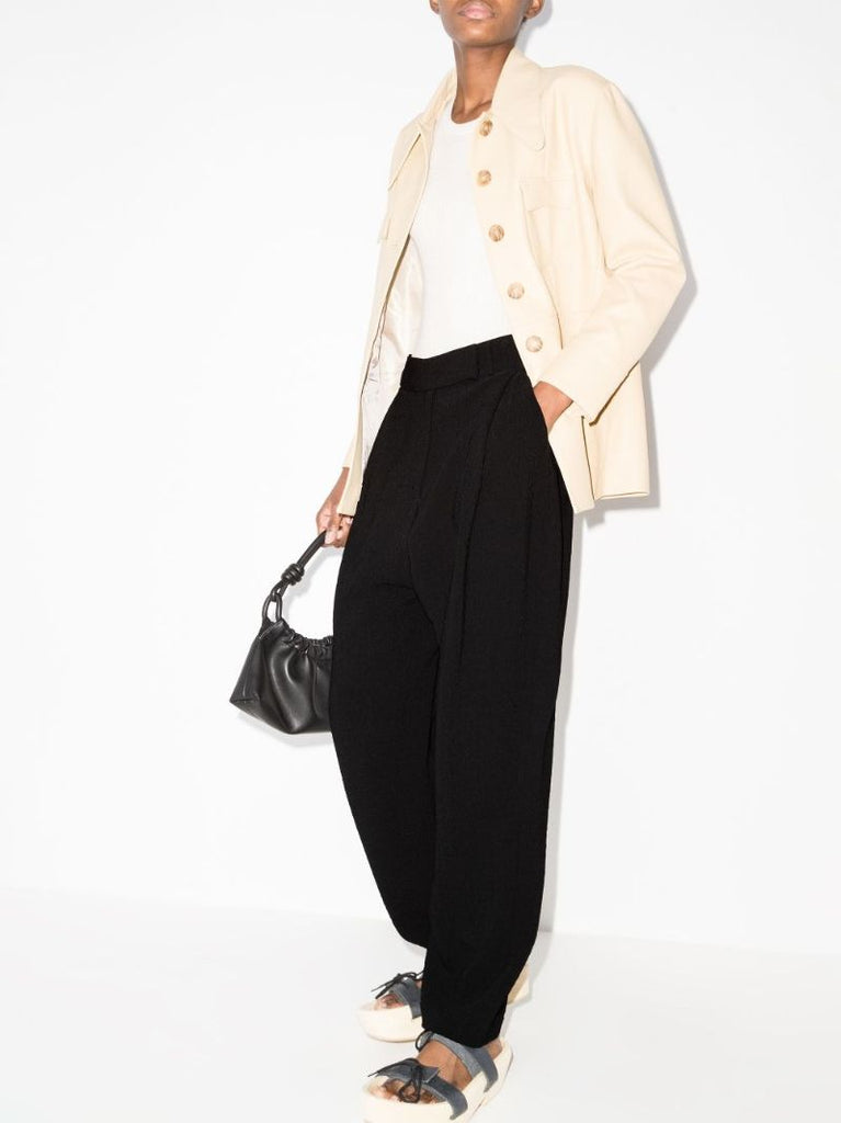 Black High Waist Trousers