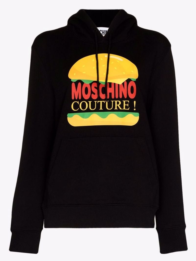 Logo Print Cotton Hoodie
