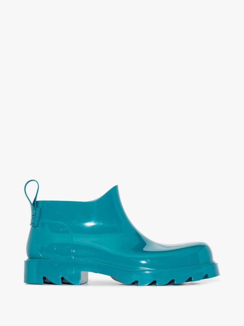 Blue Stride Rubber Ankle Boots