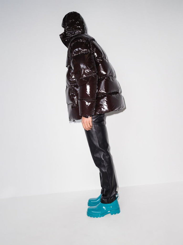 Blue Stride Rubber Ankle Boots