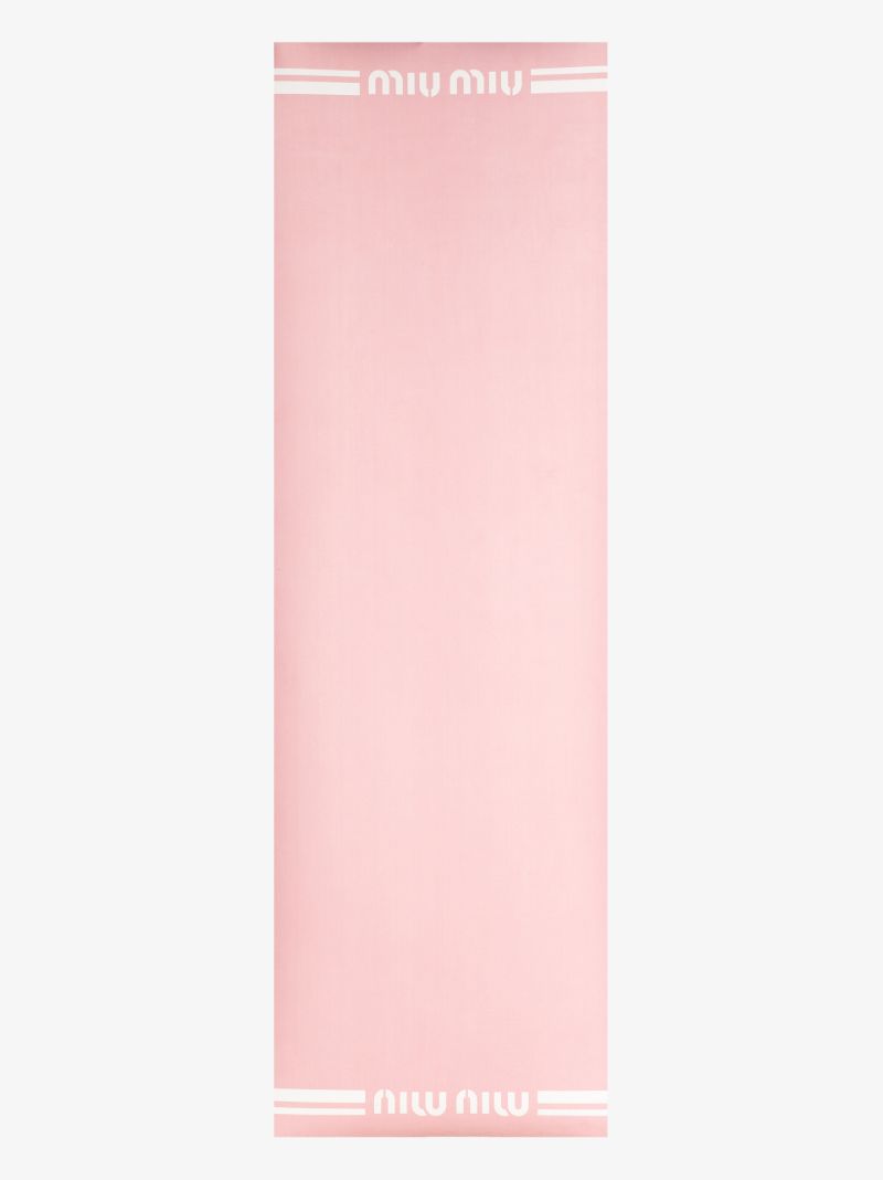 Pink Logo Yoga Mat