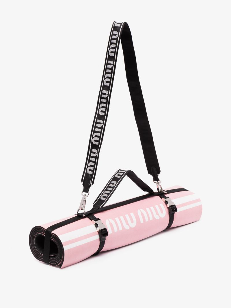 Pink Logo Yoga Mat