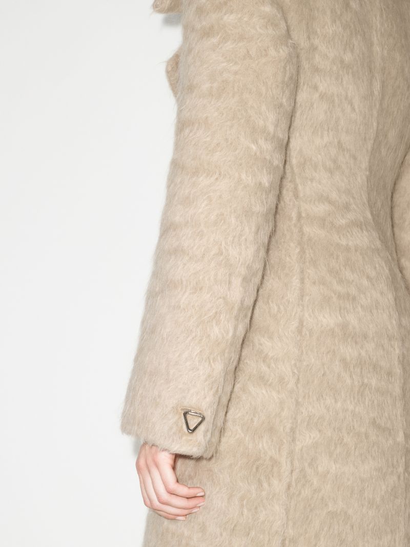 Brushed Double-breasted Coat