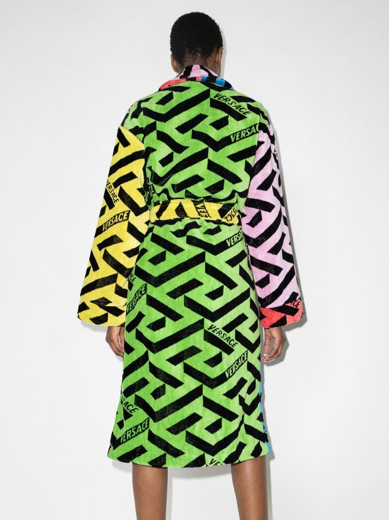 Multicolour La Greca Cotton Robe