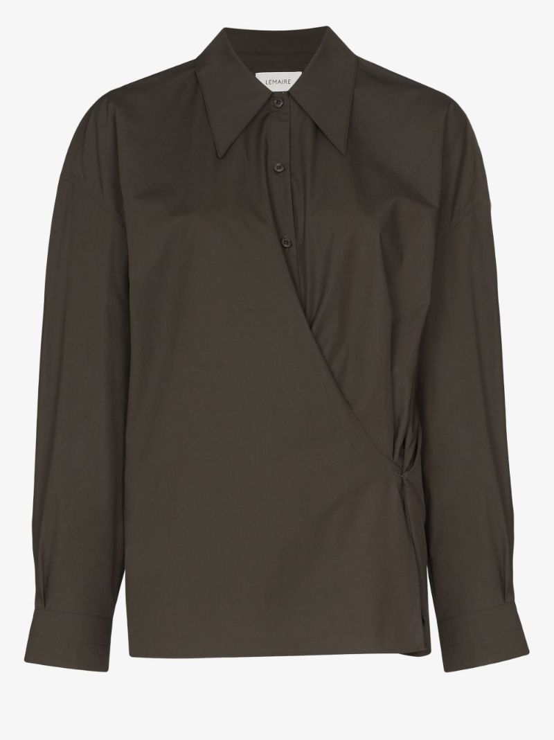 Twisted Cotton Poplin Shirt