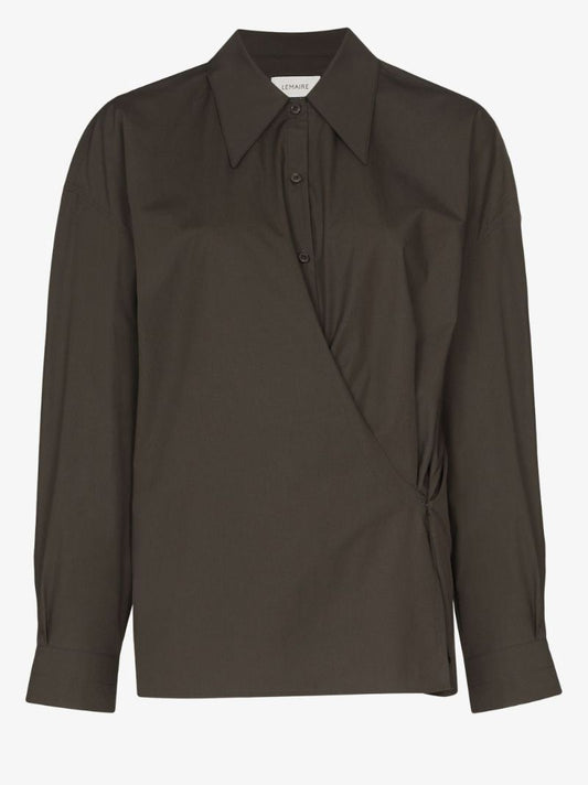 Twisted Cotton Poplin Shirt