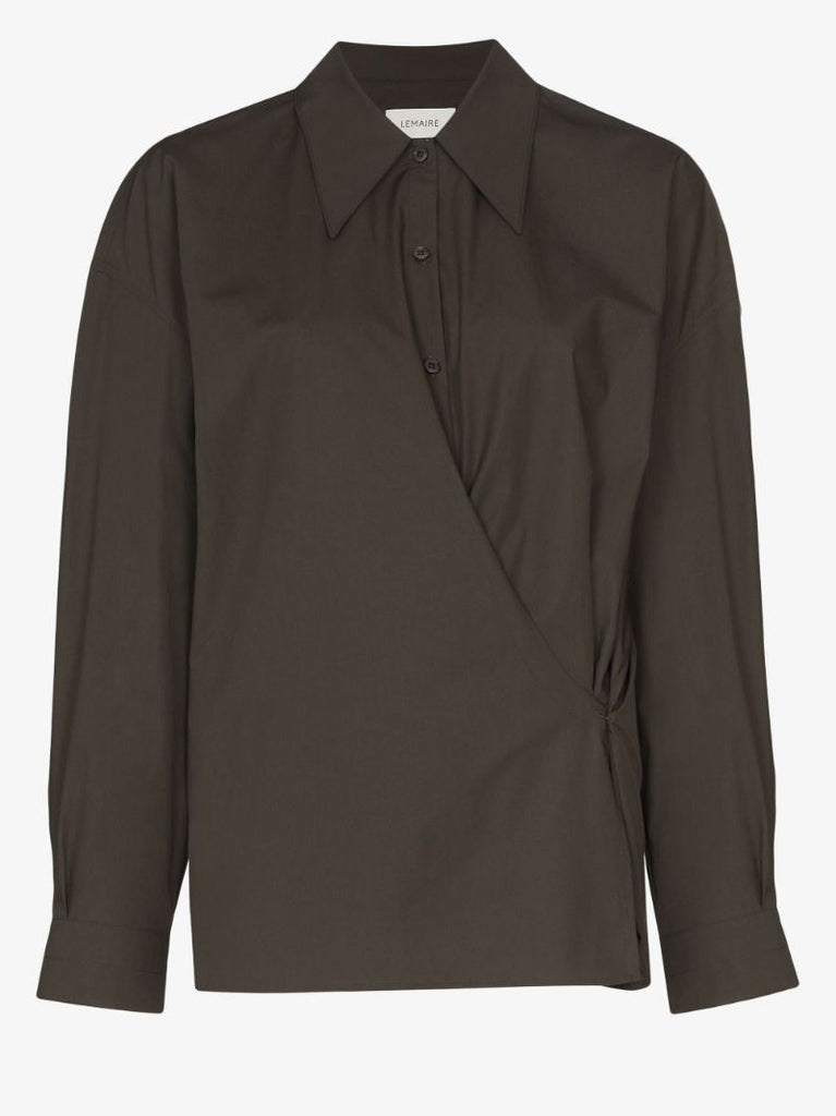 Twisted Cotton Poplin Shirt