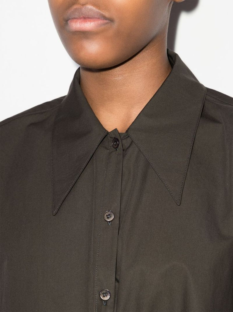 Twisted Cotton Poplin Shirt