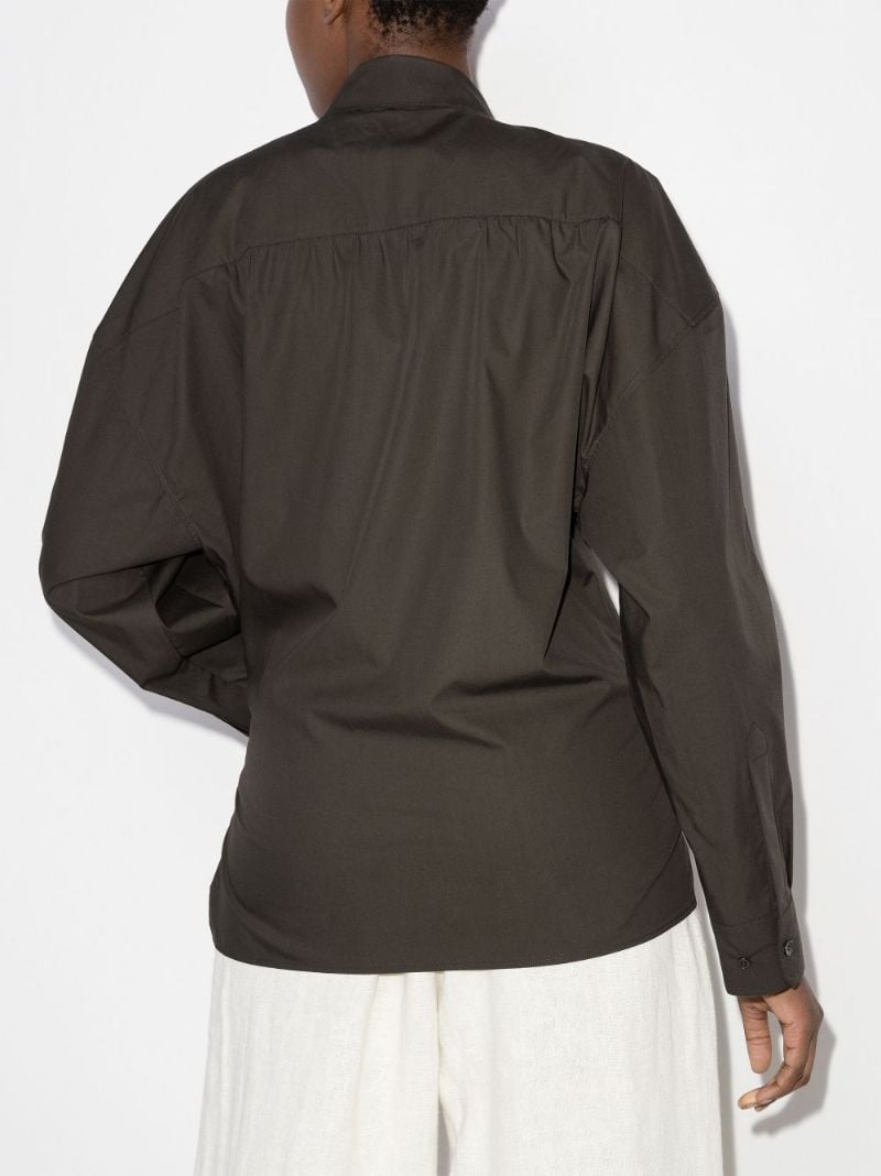 Twisted Cotton Poplin Shirt