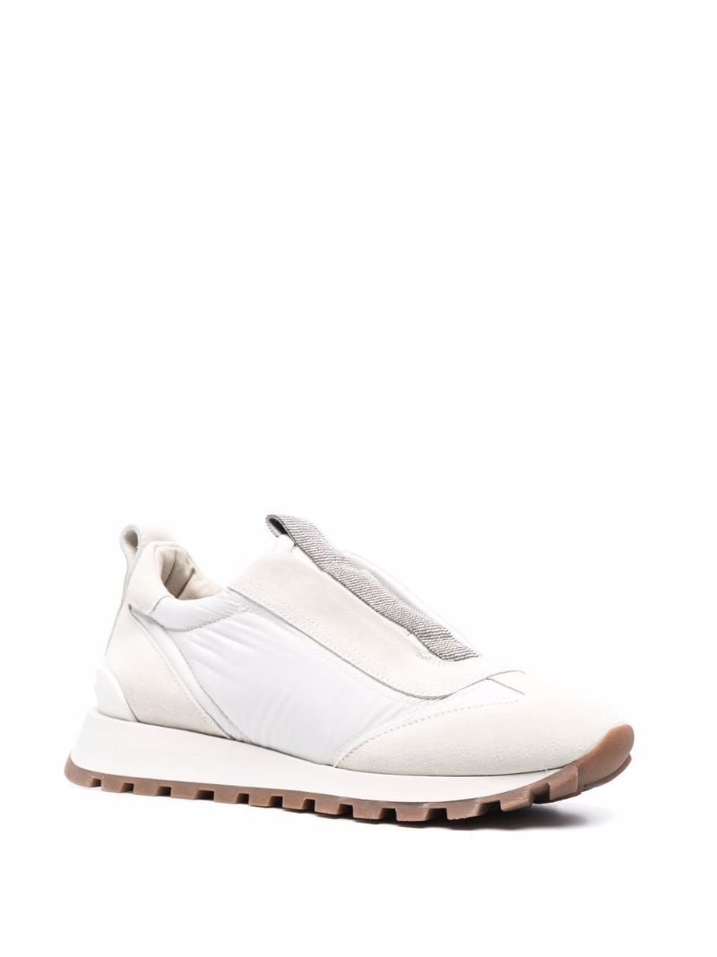 Ivory Slip-on Sneakers