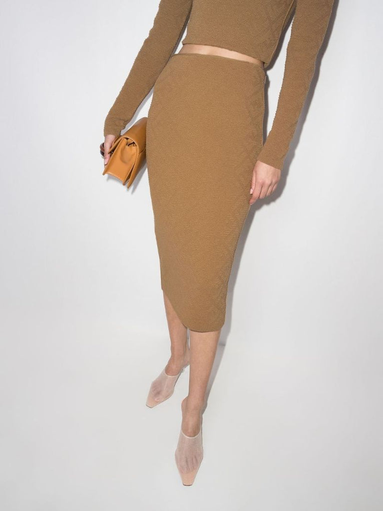 Ff Logo Midi Skirt